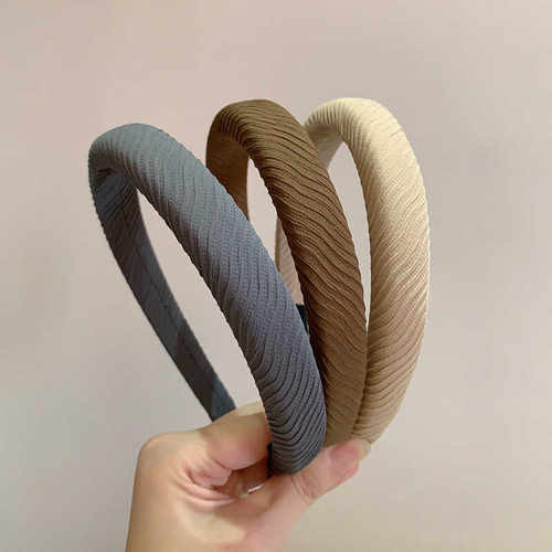 简约发箍波浪海绵拉德风秋冬气质