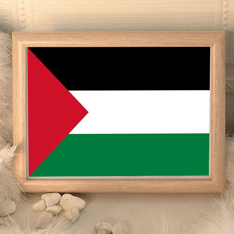 Free巴勒斯坦国旗可挂墙相框桌面摆件正义必胜高颜值小众摆台ins