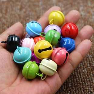 混色2MM糖果色狗狗铃铛小号圣诞装 饰配件宠物铃铛钥匙扣挂件铃铛