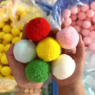 毛绒球猫咪球类玩具弹力球猫猫毛球小球宠物静音毛线球球逗猫大号