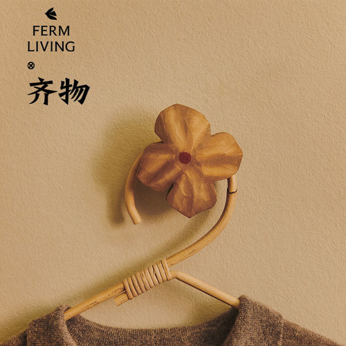 丹麦FermLiving创意花朵挂钩