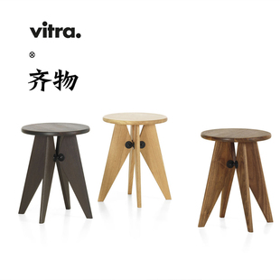 凳子经典 Bois 原木简约圆凳边几角几设计师家具 Tabouret Vitra