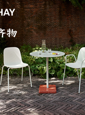 丹麦HAY TERRAZZO 桌子户外可用小圆桌小方桌餐厅咖啡厅样板房