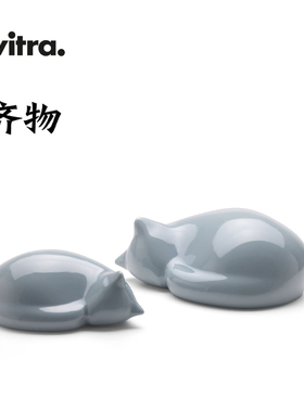 瑞士vitra resting cat 休息的猫 摆件陶瓷 简约居家现代装饰礼物