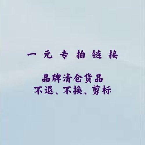 改价链接 商品默认微瑕不退不换 慎拍！