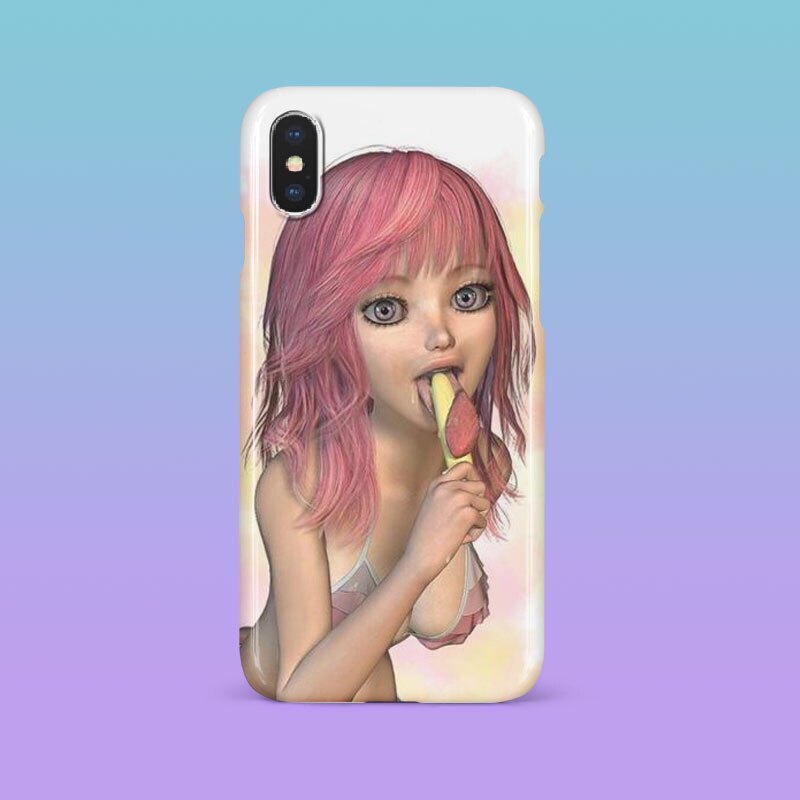 土酷女孩少女欧美创意可爱手机壳适用于苹果iphone12 pro maxmini