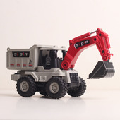 乐凡小能手儿童挖掘机工程车宝宝男孩小挖机车厢翻斗车挖土玩具车