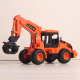 小能手儿童大号挖掘机玩具车男孩挖土工程车宝宝铲车惯性压路机