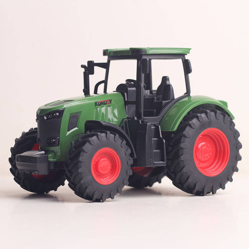 儿童拖拉机玩具男孩仿真模型农场工程车塑胶滑行小型收割机