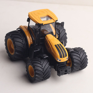 儿童声光拖拉机玩具车男孩农场仿真工程车宝宝大号惯性模型运输车