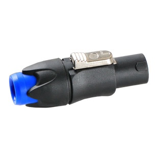 四芯专业音箱音响线卡侬头航空欧姆插卡农头舞台音箱功放音频插头