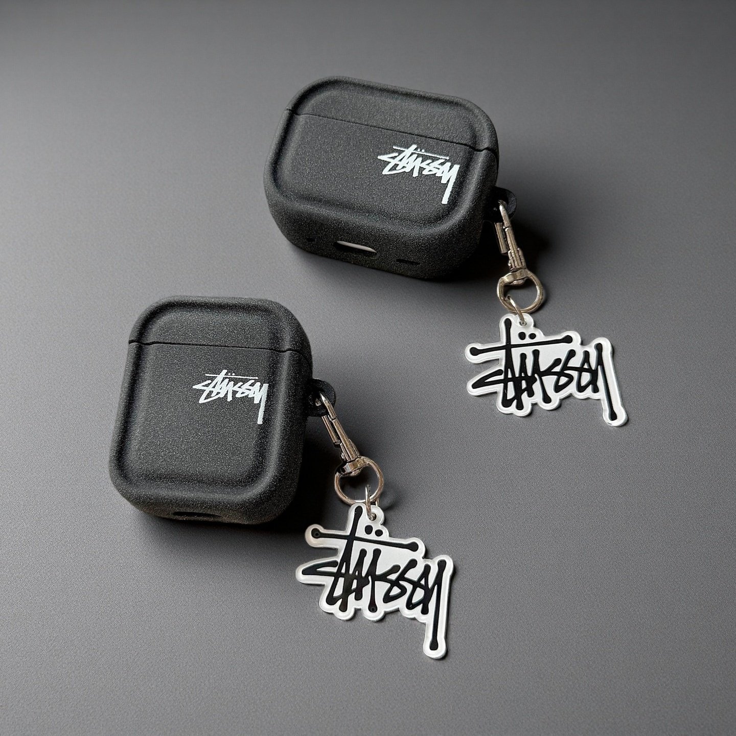 秋冬潮牌创意深灰色Airpods pro3保护套适用苹果3代无线蓝牙耳机1/2代新款高质感软壳,3C数码配件,耳机保护套,淘宝优惠券,粉丝福利购,淘宝优惠卷