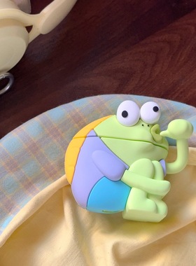 可爱丑鱼适用苹果耳机airpods4保护套airpodspro2壳蓝牙ipods4软pro二代挂件三四代2024新款3airpod4