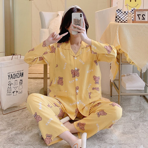 2022新款棉绸月子服简约休闲