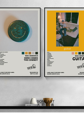 MAC DEMARCO专辑封面海报摇滚音乐客厅嘻哈歌手卧室墙面装饰挂画