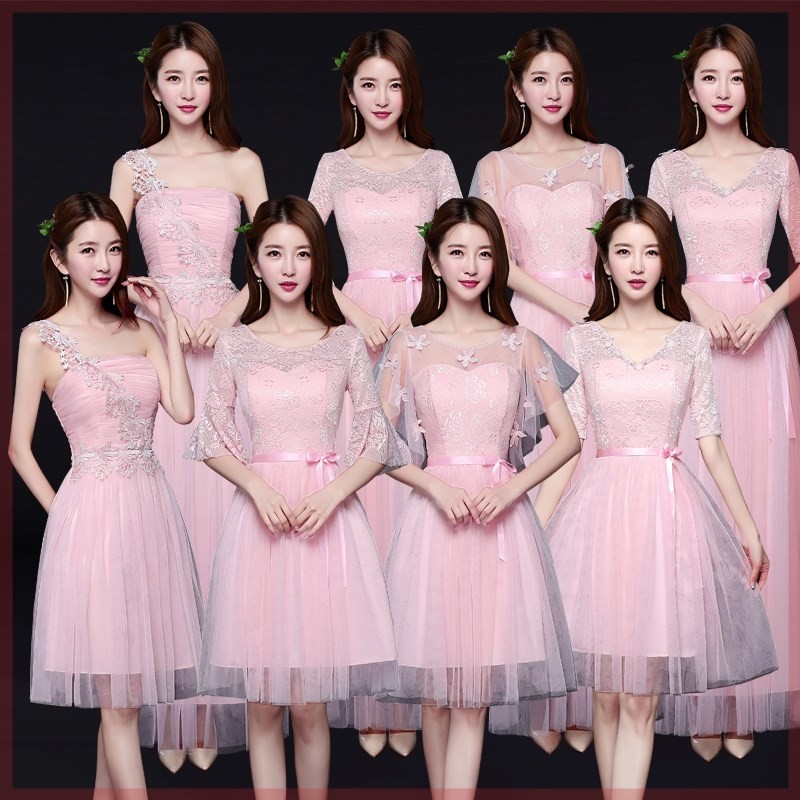 Bridesmaid Dresses have cash less than that is registered in the accounts 2019 new pattern summer Korean Edition Sisters grey temperament Party Tuxedo Girlfriends loadedin the Women's clothing/Boutique , Wedding/Cheongsam/Formal dress , Formal dress/Evening  category - from Buy2taobao.com to provide professional Taobao agent buy service