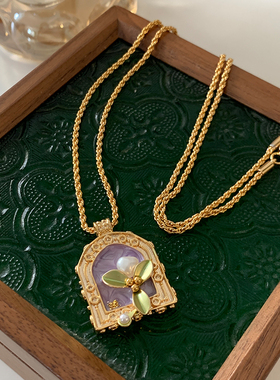 DSTYLE欧美设计感莫奈珍珠项链女