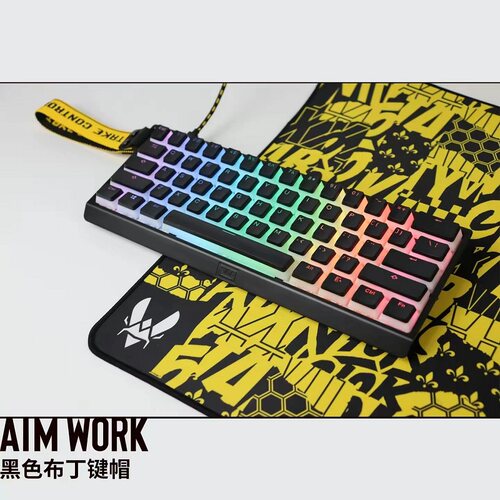 AIMWORK多色布丁键帽高透品质好