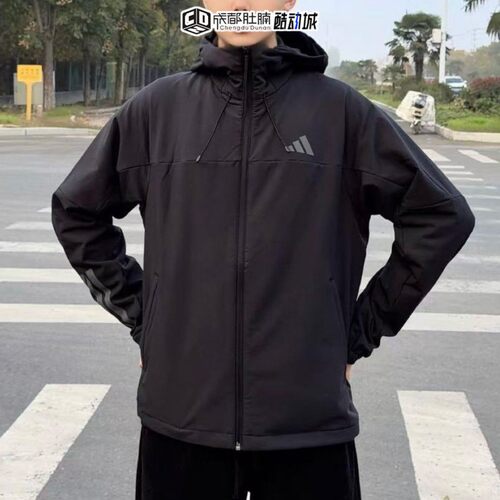 Adidas阿迪达斯男女加绒保暖外套户外防风拒水夹克KF5224 KF5231