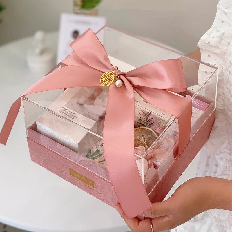 亚克力伴手礼盒透明结婚喜糖盒伴郎伴娘回礼伴手礼盒生日礼物盒子,包装,礼品盒,淘宝优惠券,粉丝福利购,淘宝优惠卷