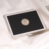 汐仕索香烟盒复古烟盒真皮创意简约男女士便携超薄镶嵌粗细装 送礼