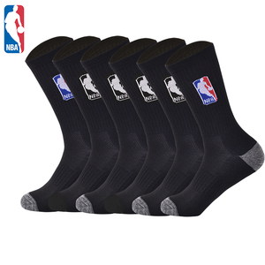 NBA中筒袜子男生高筒运动休闲毛巾底毛圈篮球袜跑步精英棉袜高帮