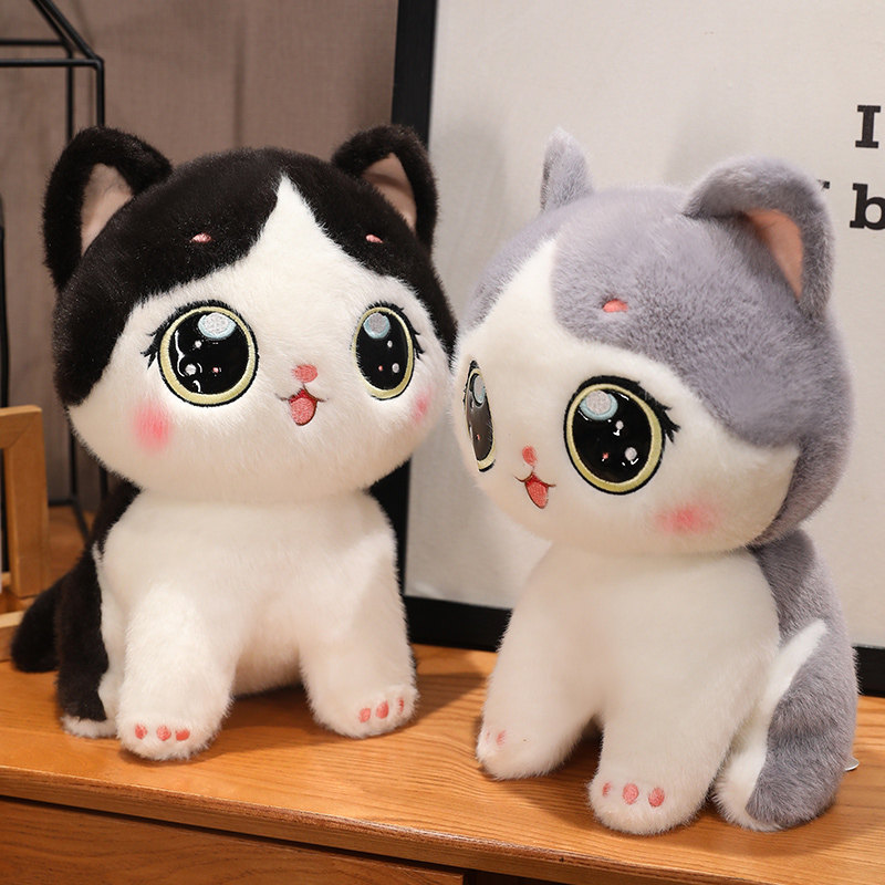 小猫咪公仔大脸猫毛绒玩具布娃娃