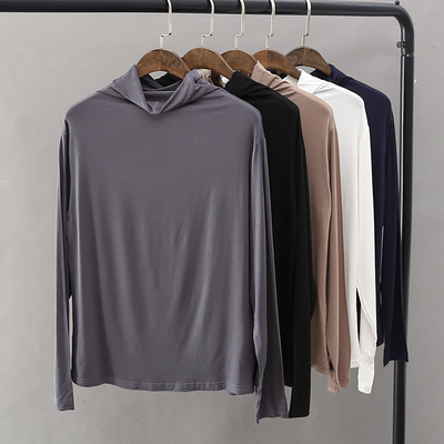 宽松大码长袖t恤女士高领打底衫
