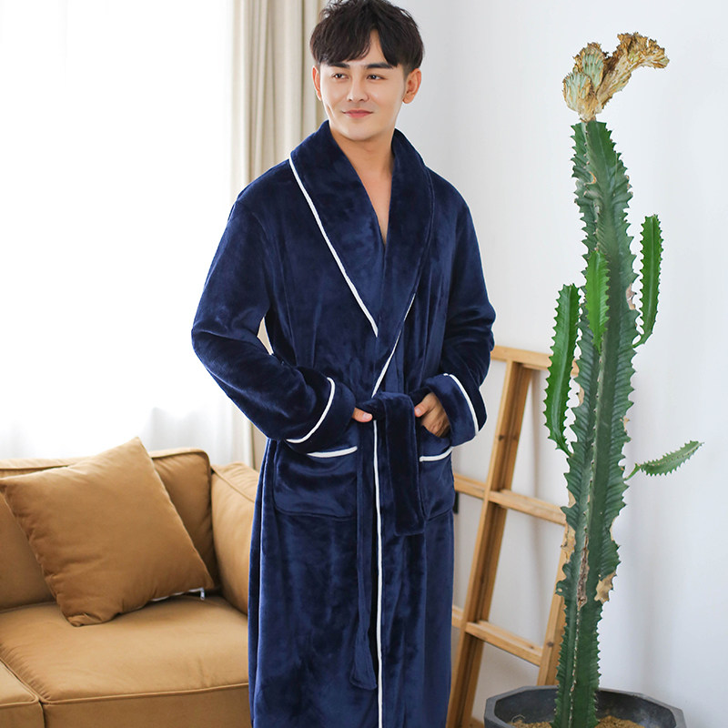 冬季睡袍男珊瑚绒加厚长款加绒浴袍男士法兰绒加大春秋睡衣家居服,女士内衣/男士内衣/家居服,睡袍/浴袍,淘宝优惠券,粉丝福利购,淘宝优惠卷