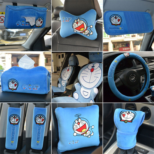 汽车头枕卡通护颈枕哆啦a梦方向盘安全带护肩套靠枕机器猫车用品,汽车用品/电子/清洗/改装,手刹套/档把套/套饰套装,淘宝优惠券,粉丝福利购,淘宝优惠卷