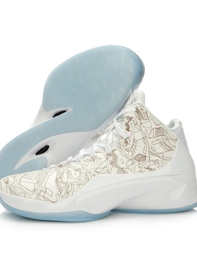 中国李宁2024新款驭帅男子耐磨防滑高帮篮球专业比赛鞋ABAN133