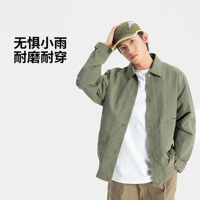 李宁CF溯男子防泼水宽松运动风衣