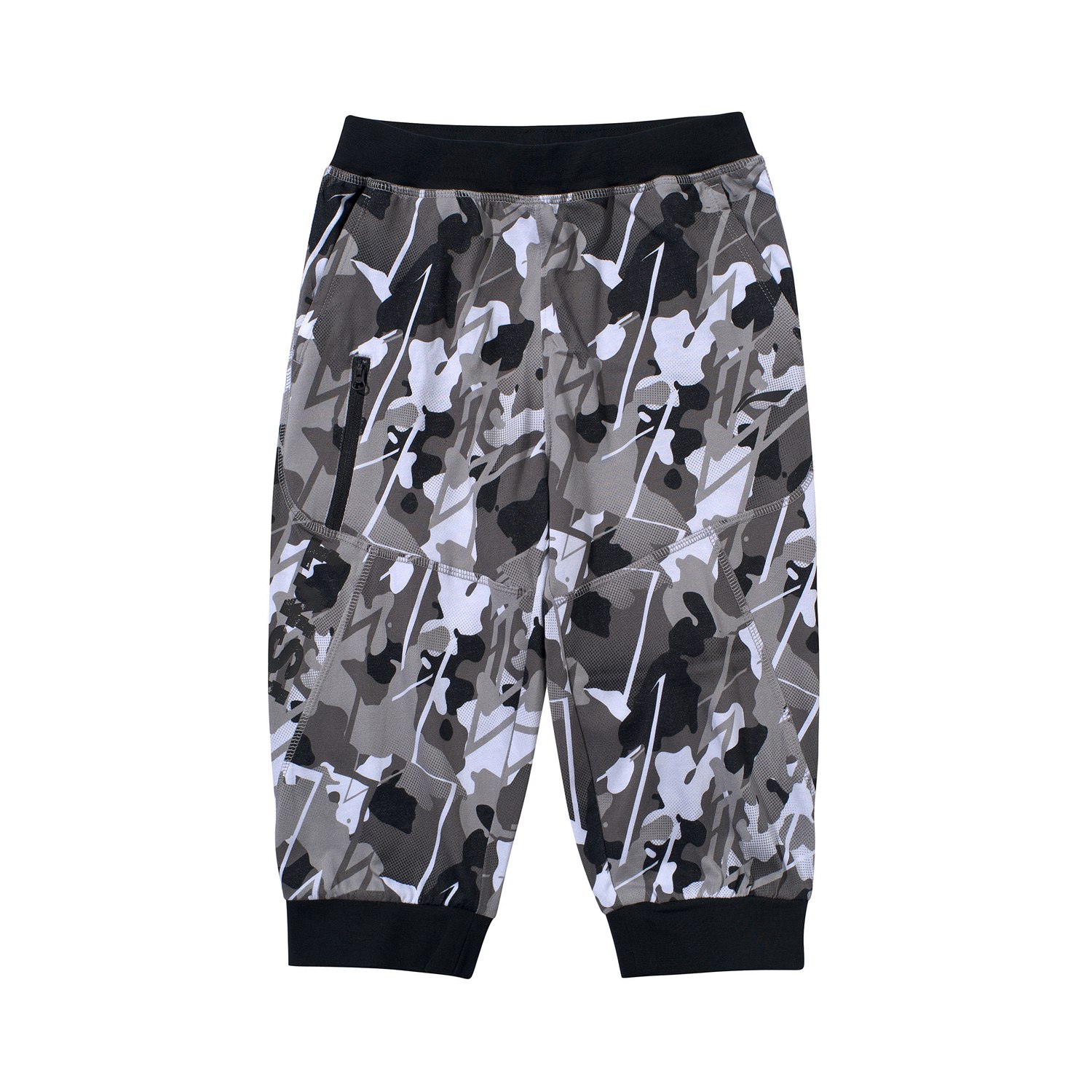 李宁七分裤宽松运动裤透气训练