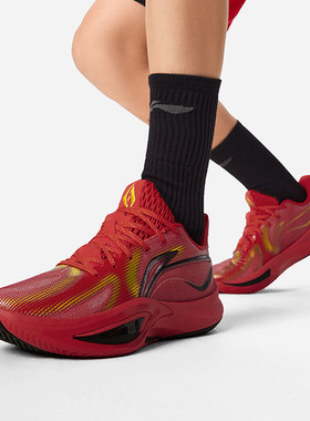 Lining/李宁冬季新款闪凌3男子户外高回弹篮球专业比赛鞋ABAW007