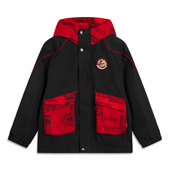 新款 Lining 李宁冬季 男女童加绒保暖防泼水宽松运动风衣YFDV083