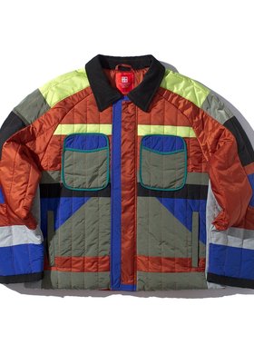 中国李宁短款外套男子冬季潮流翻领宽松时尚休闲上衣AJMP041