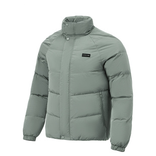 中国李宁羽绒服男子2024新款 休闲运动短外套AYMT059 鸭绒保暖时尚