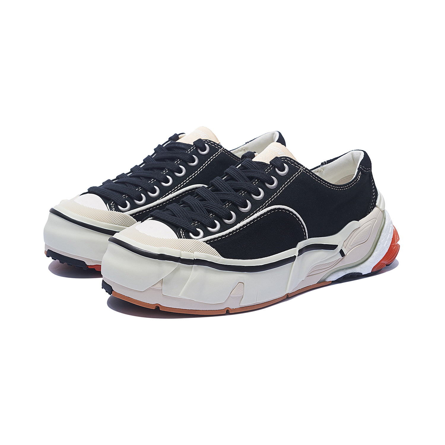 李宁运动鞋高回弹情侣系带休闲鞋