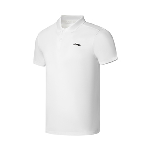 中国李宁短袖 APLS069 男2024新品 舒适跑训系列常规休闲POLO衫