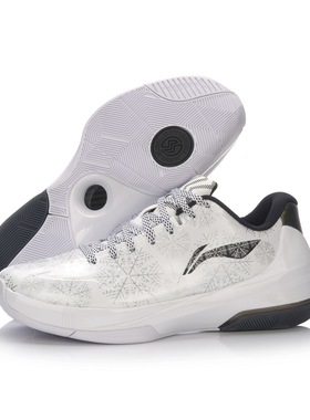 中国李宁闪击3男子低帮CBA赞助款碳板减震运动篮球鞋ABAL053