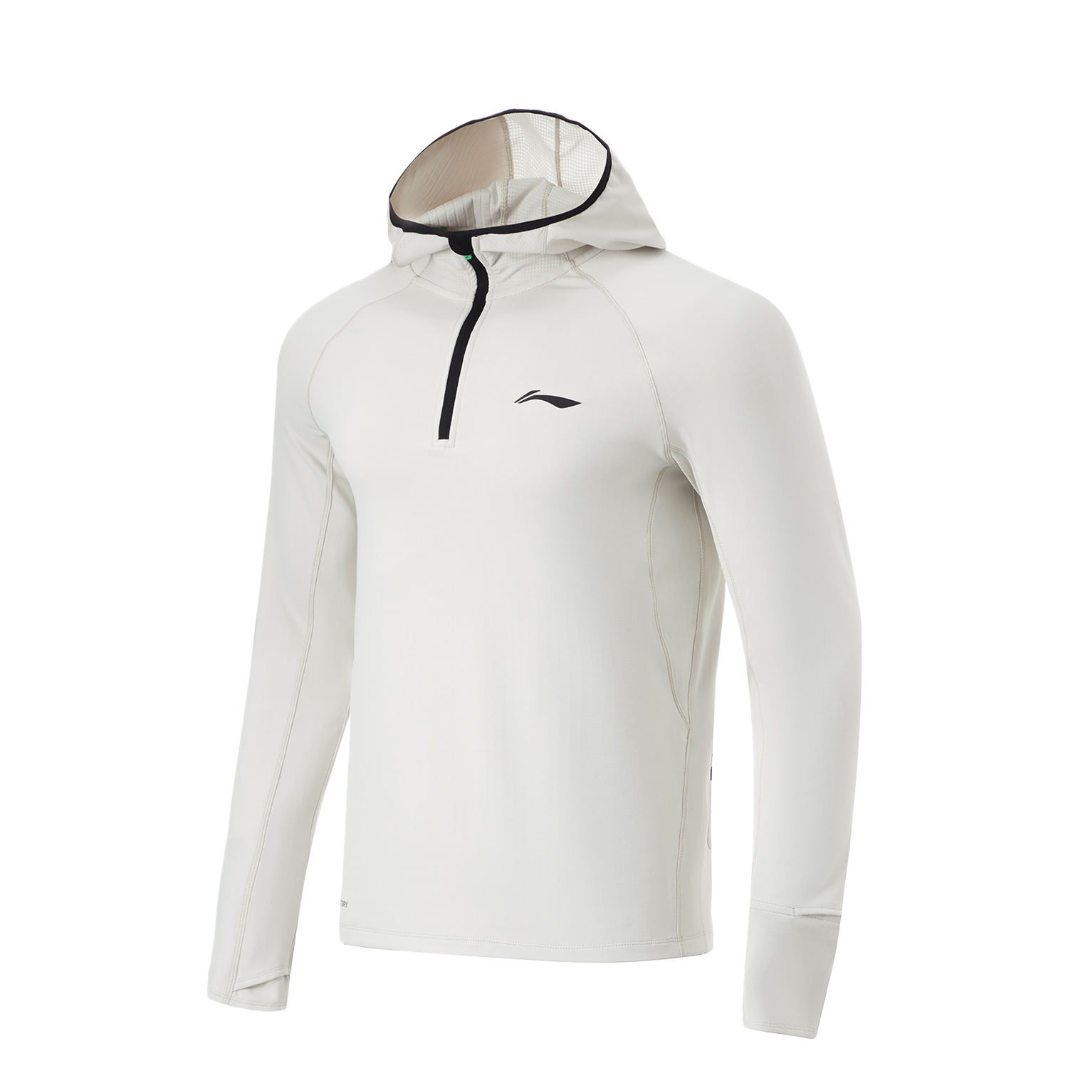 李宁户外男子连帽跑步休闲长袖