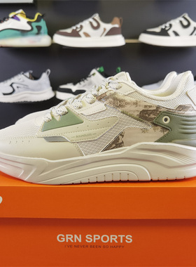 贵人鸟正品男鞋2024春季新款网面耐磨防滑运动跑步鞋板鞋E241611