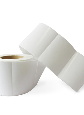 PP合成纸白色PET20/30/40/50/60/80/90/100撕不烂不干胶标签条码