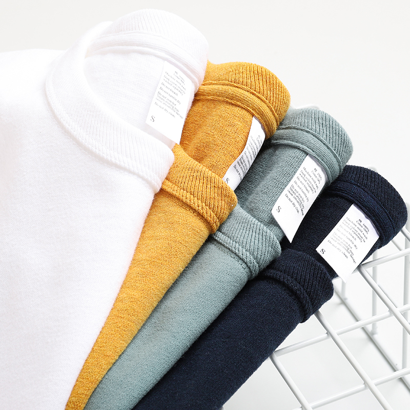 咔叽复古多色300g重磅白t恤