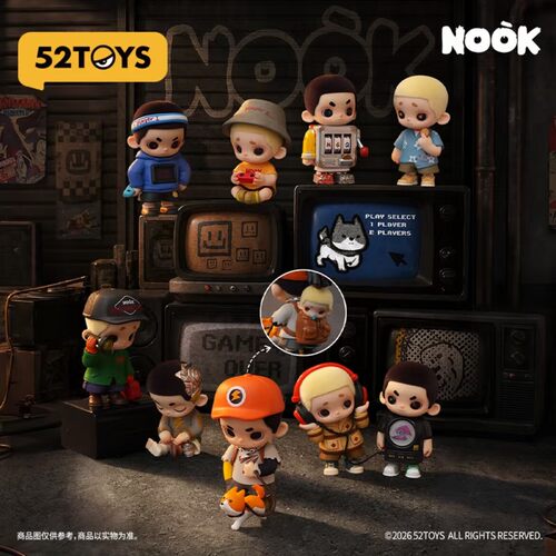 正版52TOYS NOOK&SEEK双子星盲盒公仔玩偶手办桌面摆件生日礼物
