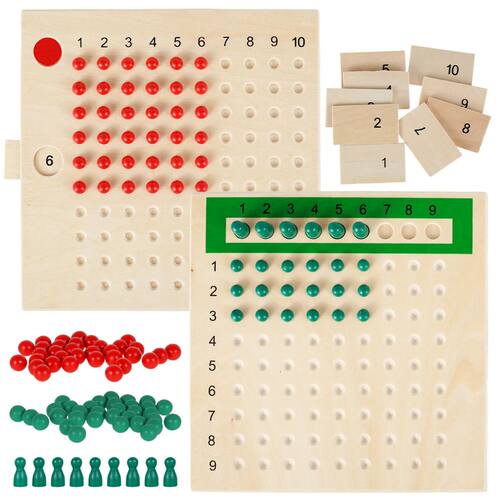Montessori Math Board Game Multiplication and Division Board
