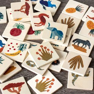 Games Educ 32pcs Matching For Kids Game Memory Wooden