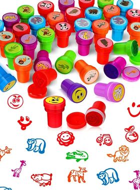 Animal Farm Animal Vegetable Fruit Pattern Assorted Stamps F