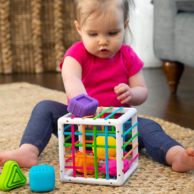 Learning Color Shape Sorting Block Games Montessori Educatio