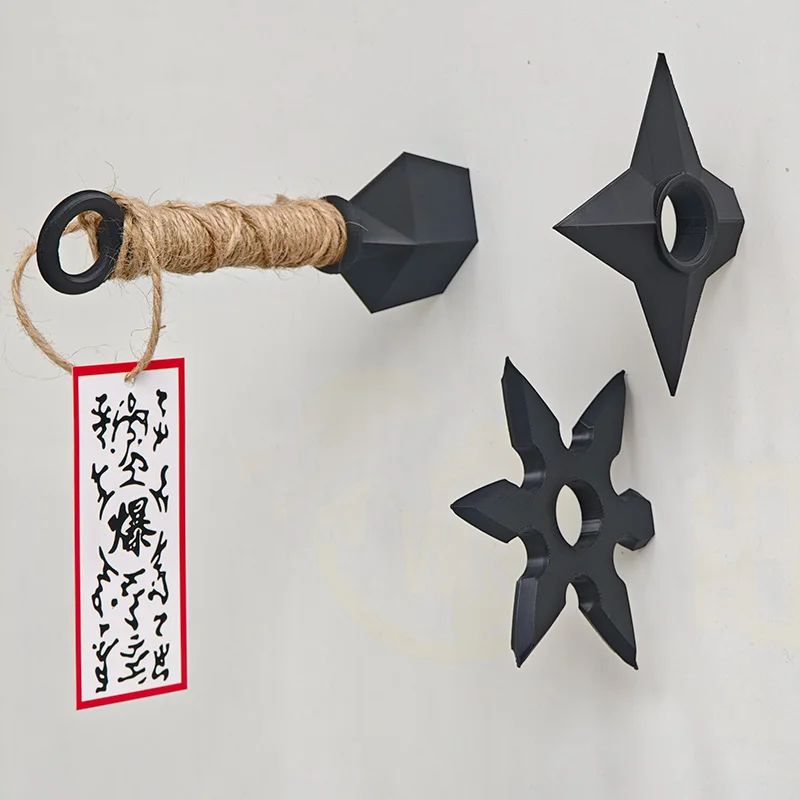 Anime Naruto Kunai Fridge Magnet Toys Cartoon Cosplay Props